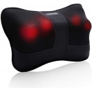 Shiatsu Neck and Back Massager with Heat - Massager Pillow -Deep Tissue Kneading Massage for Back, Neck, Shoulder - Stress Relax at Home Office and Car - Gifts for Women/Men/Dad/Mom 